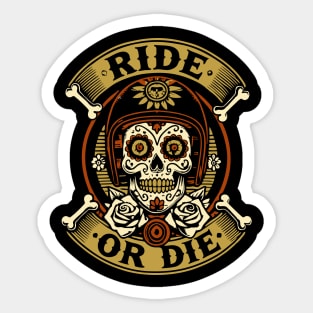 RIDE OR DIE TILL DEATH RIPS US APART Sticker